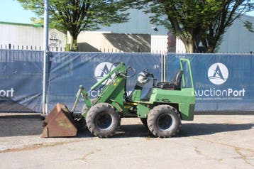 Veiling: Kniklader Striegel 190DYA Diesel 23.2kW 2005, Ophalen, Wiellader of Shovel