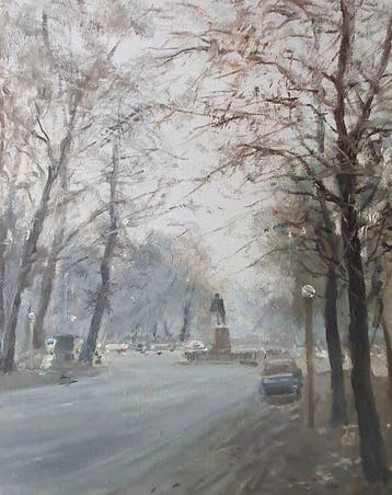Attilio Melo (1917-2012) - Milano invernale
