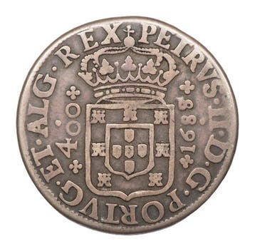 Portugal. D. Pedro II (1683-1706). Cruzado (400 Reis) 1688 -
