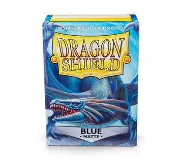 Dragon Shield Sleeves Matte Blue (100 pieces), Ophalen of Verzenden, Nieuw