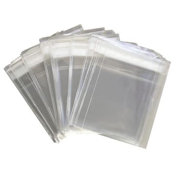 Fako Bijoux - Cellofaan Zakjes 7x7cm - Zakjes Met Plakstrip, Verzenden, Nieuw