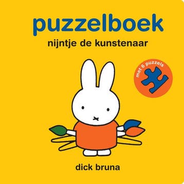 puzzelboek nijntje de kunstenaar (Goed), Verzenden, Gelezen, Dick Bruna