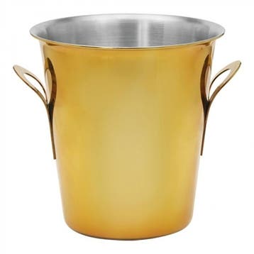 Wijnkoeler | RVS | Goud | Ø20 x 21 cm, Verzenden