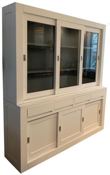 Buffetkast design wit - grijs Enschede 200cm, Ophalen of Verzenden, Nieuw