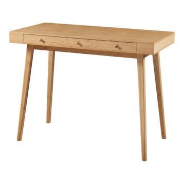 [en.casa] Bureau Hässleholm 75x100x50 cm bamboe, Verzenden, Nieuw