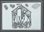 Siep Van Den Berg (1913-1998) - Family in geometrische