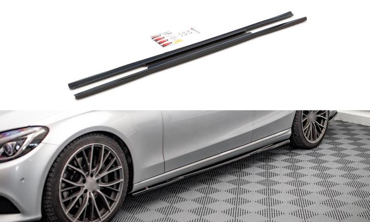 Side skirts Diffuser voor Mercedes Benz C-Klasse W205 / S205, Auto diversen, Tuning en Styling, Ophalen of Verzenden