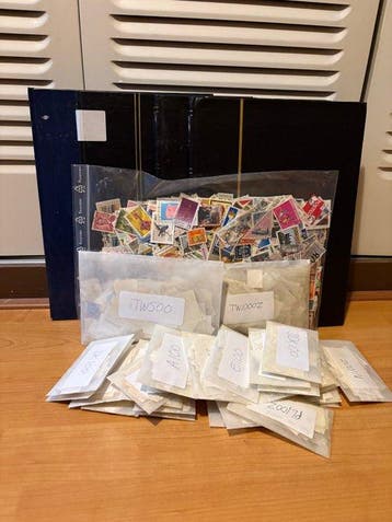 Wereld - 6500 postzegels wereld, Gestempeld