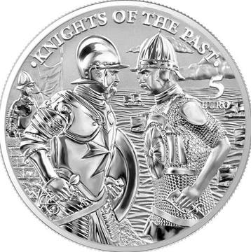 Malta. 5 Euro 2022, Knights of the Past, 1 oz Silver (.999)