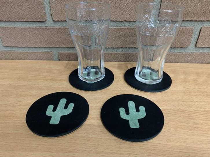 Leren onderzetters cactus zelf samen stellen uit 19 kleuren, Auto-onderdelen, Overige Auto-onderdelen, Nieuw, Ophalen of Verzenden