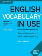 English Vocabulary in Use pre-intermediate book, Boeken, Schoolboeken, Verzenden, Zo goed als nieuw, Stuart Redman