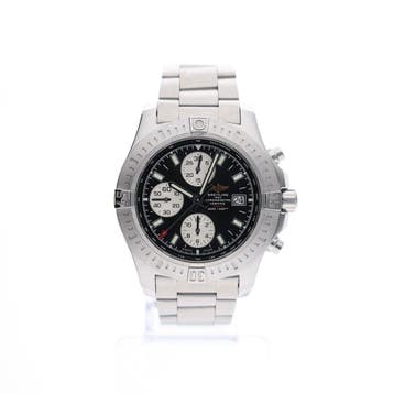 Breitling Colt 44 Automatic Chronograph A1338811/BD83; Au..., Ophalen of Verzenden, Zo goed als nieuw, Staal, Overige merken
