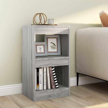 vidaXL Boekenkast/kamerscherm 40x30x72 cm grijs sonoma, Huis en Inrichting, Minder dan 50 cm, Verzenden, Nieuw, Minder dan 100 cm