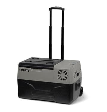 Steamy-E Elektrische Compressor Koelbox 27 Liter met Wielen, Watersport en Boten, Ophalen of Verzenden, Nieuw