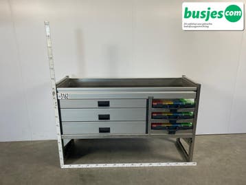 Aluca bedrijfswageninrichting 1500x529x950mm (3162), Ophalen of Verzenden