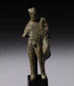 Oud-Romeins bronzen Mercurius - 5.6 cm, Verzamelen