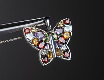 Zonder minimumprijs - Ketting met hanger - 925 zilver -, Sieraden, Tassen en Uiterlijk, Antieke sieraden