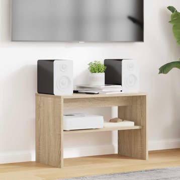 vidaXL TV-kast Sonoma Eiken 60 x 30 x 40 cm Bewerkt hout, Huis en Inrichting, Kasten | Televisiemeubels, Minder dan 50 cm, Verzenden