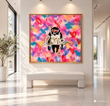 Timo Wedell - Expressive Graffiti Love - XL - Street Banksy