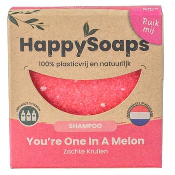 HappySoaps – Shampoo Bar Youre One In A Melon – 70 gr, Verzenden, Nieuw