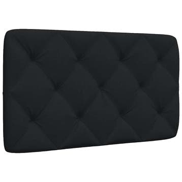 vidaXL Hoofdbordkussen 80 cm stof zwart, Verzenden, Nieuw, Zwart, Stof
