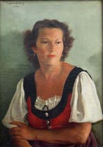 Hans Schwarte-Hellweg (1906-1990) - Portrait of a woman, Antiek en Kunst, Kunst | Schilderijen | Klassiek