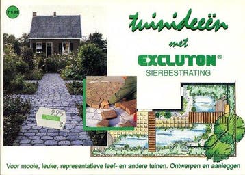 Tuinideeen met excluton sierbestrating - Tuinideeen met, Ophalen of Verzenden, Nieuw
