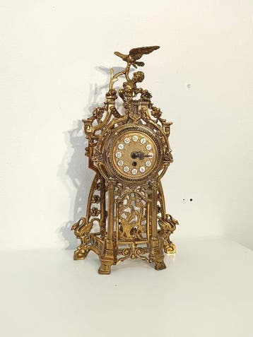 Pendule - Geïnspireerd door de antieke stijl Messing -
