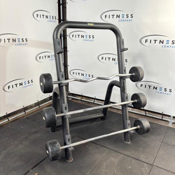 Technogym - Barbell Rack - Incl. Barbells - Zwart, Sport en Fitness, Ophalen of Verzenden, Nieuw, Overige typen