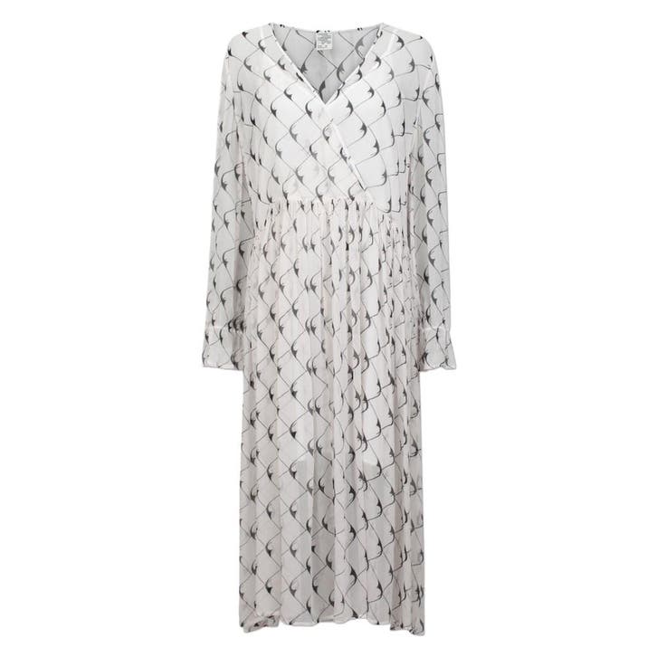 Baum und Pferdgarten • midi jurk Axelle • 36, Kleding | Dames, Jurken, Wit, Nieuw, Maat 36 (S), Verzenden