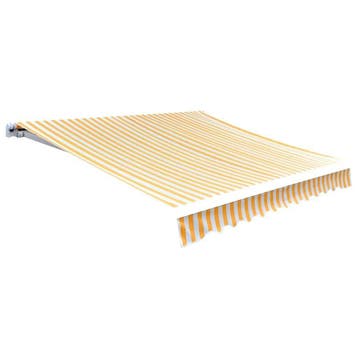 Zonwering Doek Oranje/Wit | 46% Korting | Actie, Overige typen, 450 cm of meer, Ophalen of Verzenden, Zo goed als nieuw