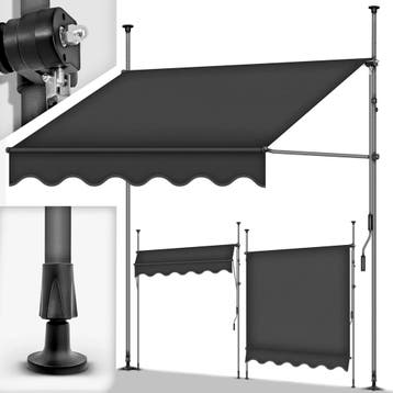 Klemluifel - Balkon luifel - Verticale luifel - 300 cm - Ant, Verzenden, Zo goed als nieuw