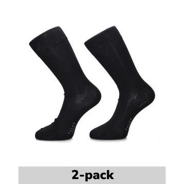 FALKE Swing 2-Pack sokken voor heren in het Zwart, Verzenden, Zwart, Overige typen, Nieuw