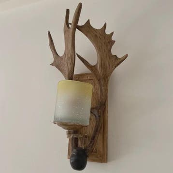 Retro Herten Gewei Wandlamp - Industriële Sfeer voor Woonkam, Verzenden, Nieuw