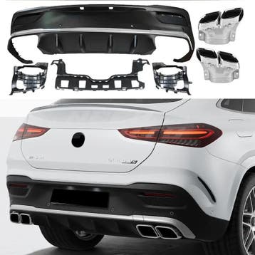 Diffuser With Chrome Exhaust Tips Voor Mercedes GLE C167 AMG, Ophalen of Verzenden, Nieuw
