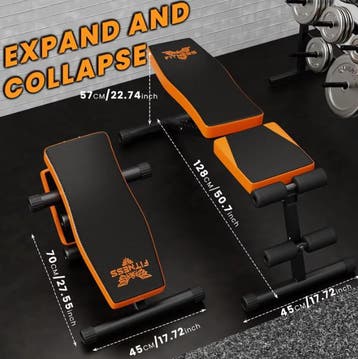 Opvouwbare Halterbank Verstelbaar Trainingsbank 300kg, Verzenden, Nieuw