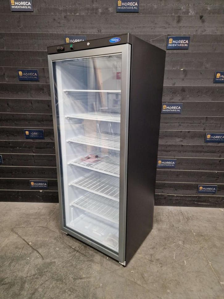 Vrieskast | Maxima | glazendeur | zwart | enkele deur | 600, Zakelijke goederen, Horeca | Keukenapparatuur, Nieuw in verpakking