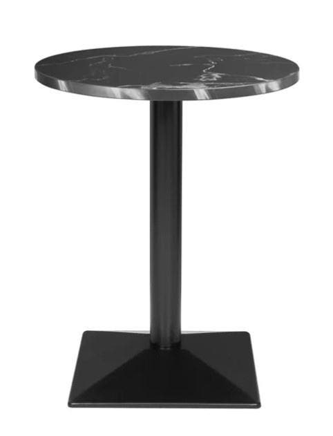 Complete Tafel Rond Zwarte Steen Effect 600mm, Zakelijke goederen, Horeca | Keukenapparatuur, Verzenden