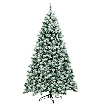 2dekans | Coast Besneeuwde Kunstkerstboom met LED Wit/Groen, Ophalen of Verzenden, Zo goed als nieuw