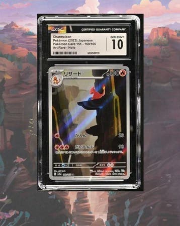 Pokémon - 1 Graded card - Charmeleon Art Rare - 169/165, Nieuw