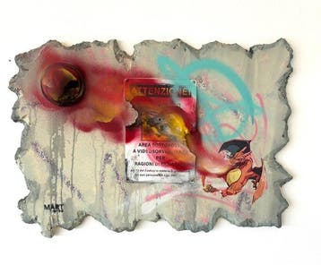 Mart Signed (XX) - BURN THE SYSTEM (Charizard Pokémon)