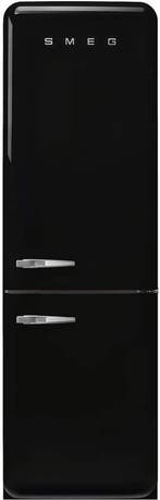 Smeg FAB32RBL6 koel-vriescombinatie Vrijstaand 331 l Zwart, Witgoed en Apparatuur, Verzenden, Nieuw
