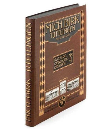 Mich Bir - Mich. Birk Tuttlingen Katalog No 4 - 1918