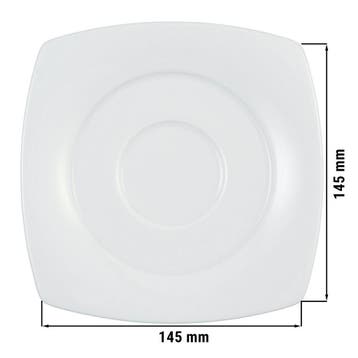 GGM Gastro | (12 stuks) SELTMANN WEIDEN | Schotel hoekig - |, Huis en Inrichting, Verzenden, Nieuw, Kop(pen) en/of Schotel(s)