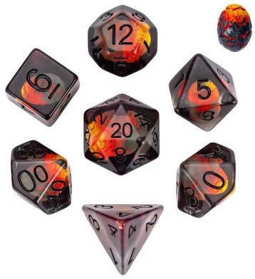 Dobbelstenen Set - Dinosaurus Ei (7-delig) | HOT Games -, Verzenden, Nieuw