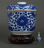 Kangxi (1662-1722) - Pot - Pioenen, Chrysanten en loof -, Antiek en Kunst