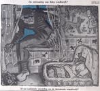 De ontvoering van baby Lindbergh op spotprent (lijst optie), Verzenden