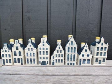 KLM-huisje - Acht KLM/Bols huisjes (gevuld)