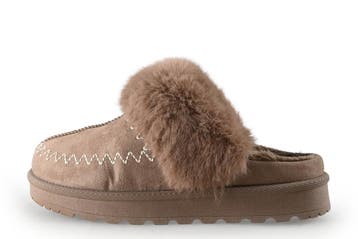 Double Heart Pantoffels in maat 37 Bruin, Bruin, Verzenden, Double Heart, Pantoffels of Sloffen