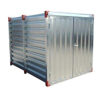 Materiaal Container 2.mtr met dubbele deur, Verzenden